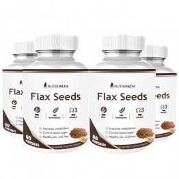 Nutripath Flax Seed Extract- 4 Bottle 